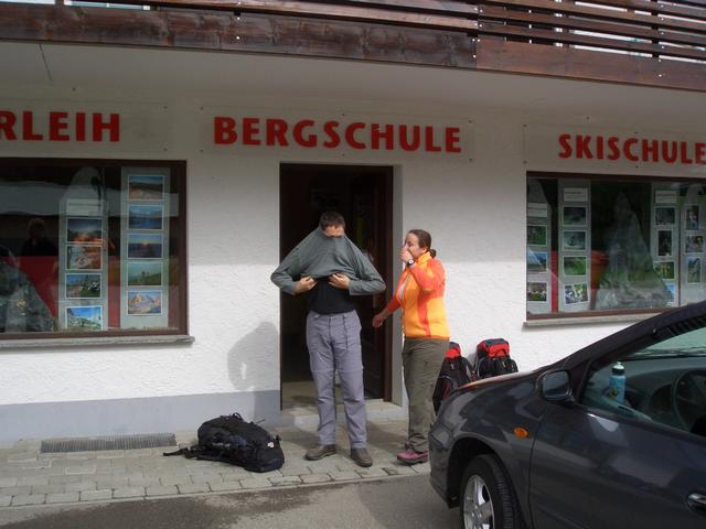Vor dem Start