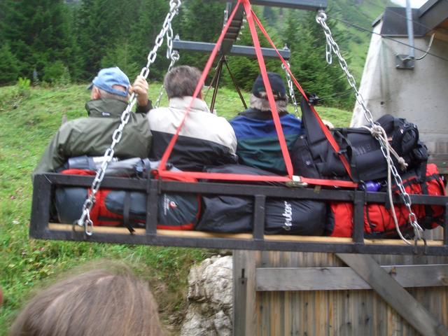 Blick aus unserem Fenster in der Pension